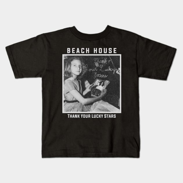 beach house cllasic art Kids T-Shirt by The Inspire Cafe